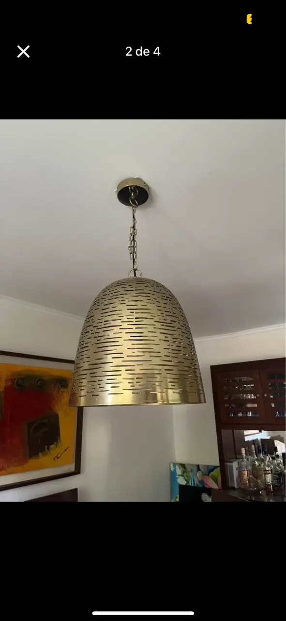 Lámpara colgante de metal - 2