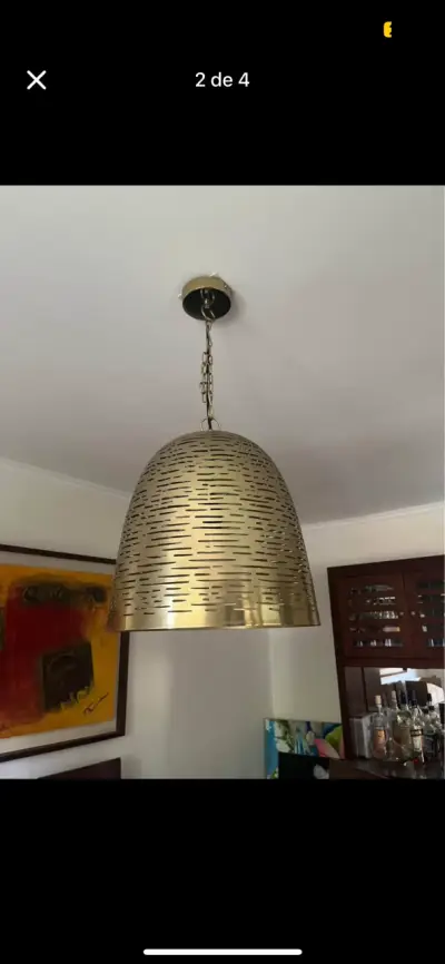 Lámpara colgante de metal - miniatura 2