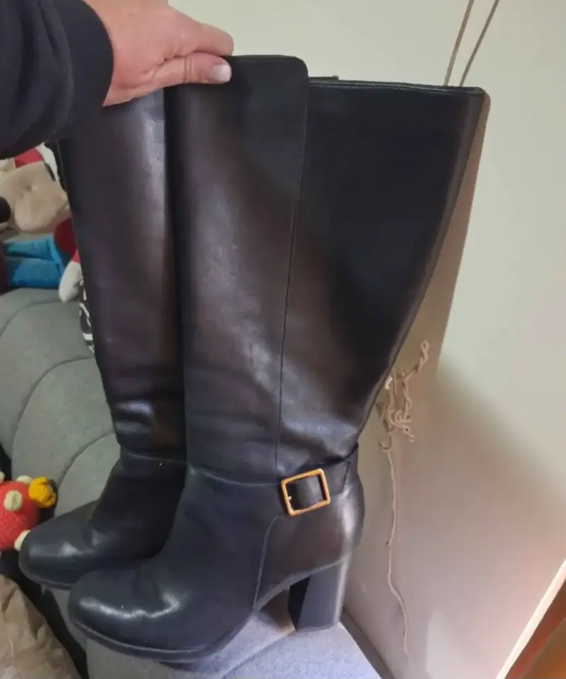 Botas de cuero negras - 4