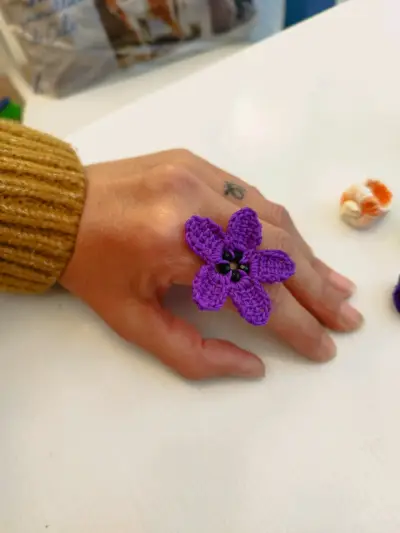 Bisutería tejida a crochet - miniatura 2