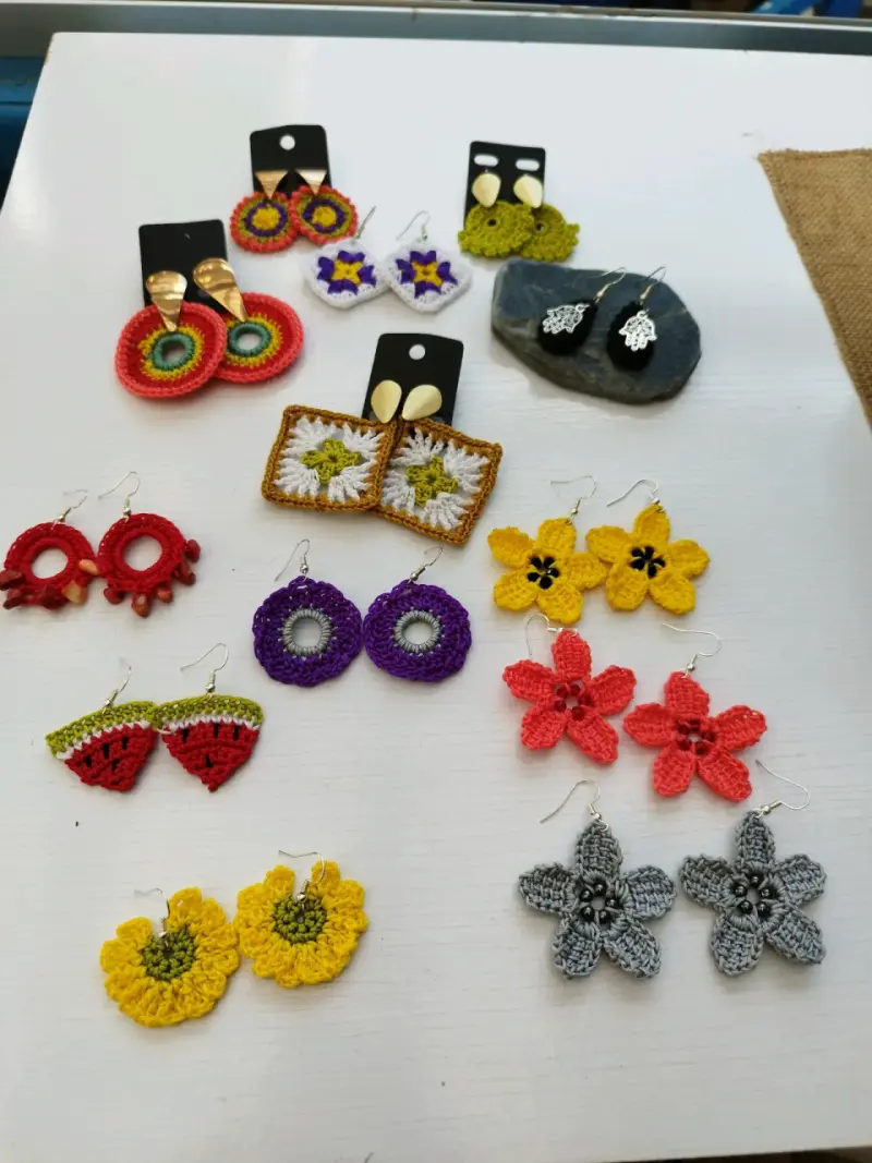 Bisutería tejida a crochet - 4