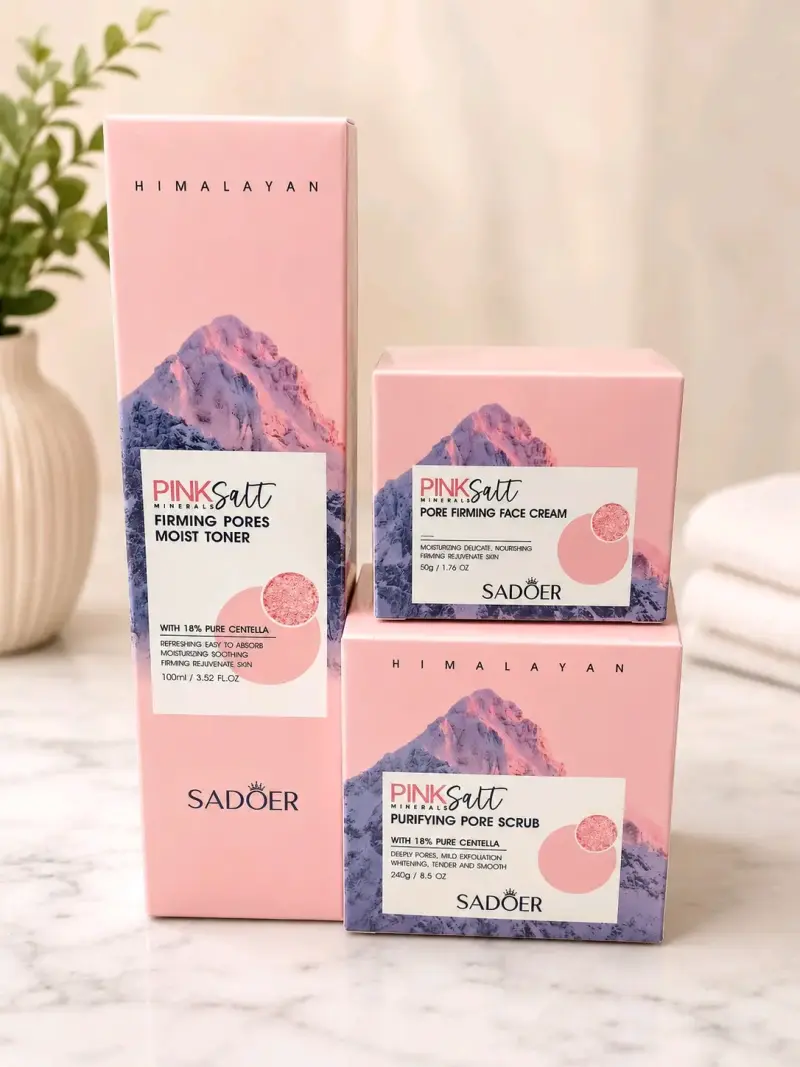 Set cuidado facial Pink Salt