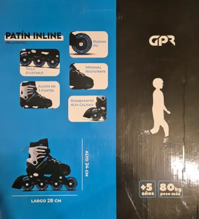 Patines en línea ajustables - miniatura 2