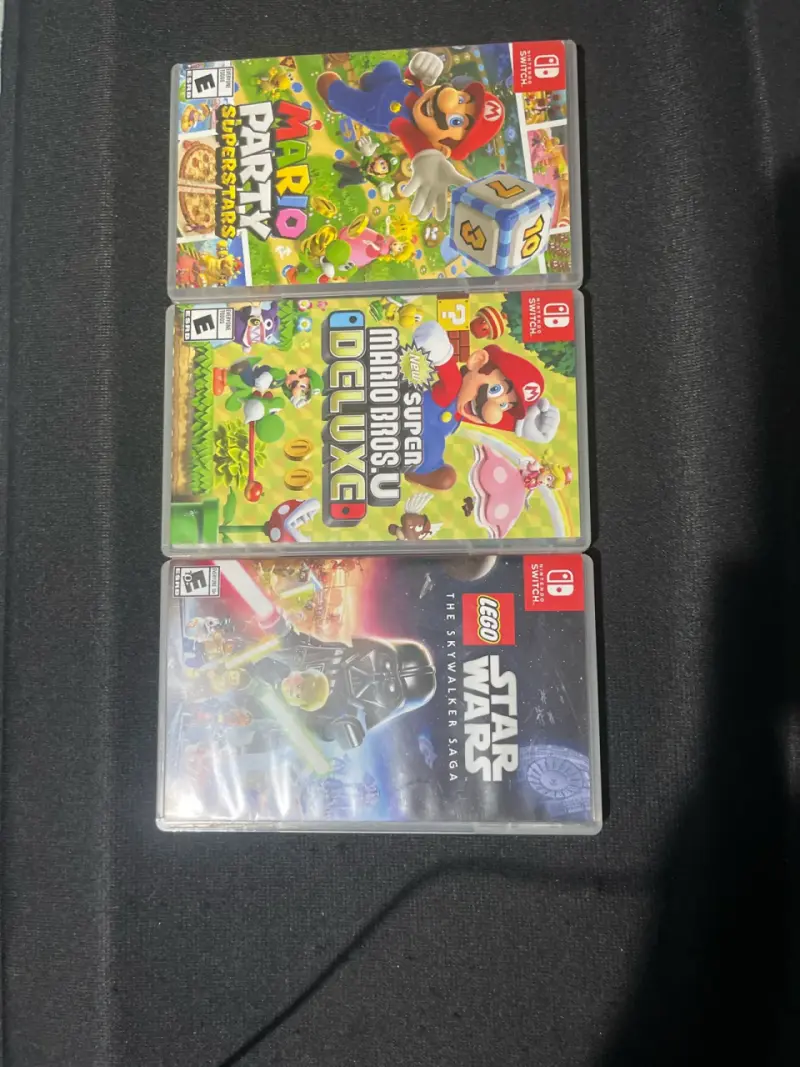 Juegos Nintendo Switch (3 títulos)