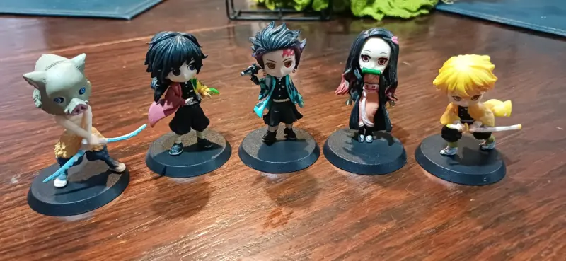 Set de figuras Chibi Kimetsu no Yaiba - 1