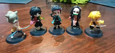 Set de figuras Chibi Kimetsu no Yaiba - miniatura 1