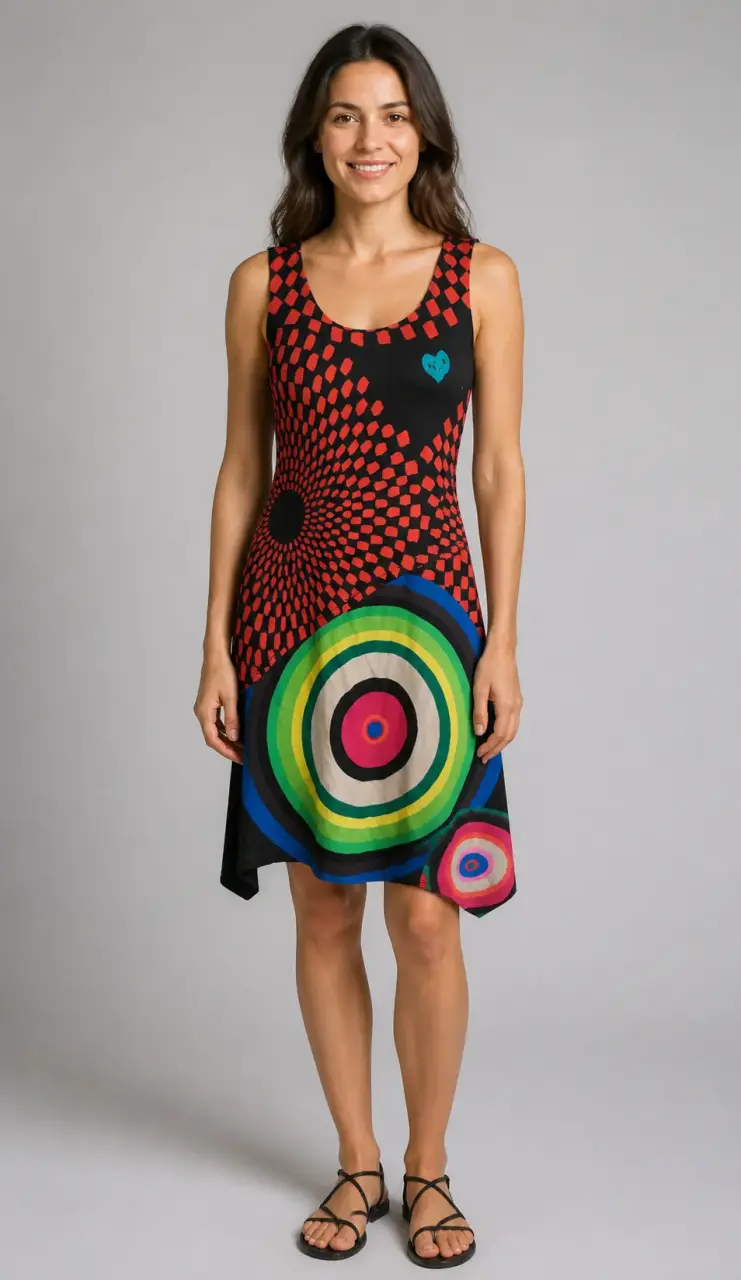 Vestido casual estampado - 1