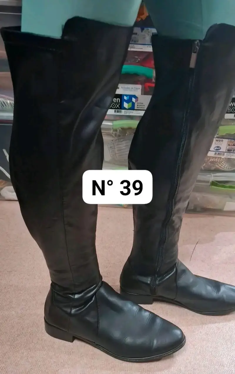 Botas negras talla 38 - 2