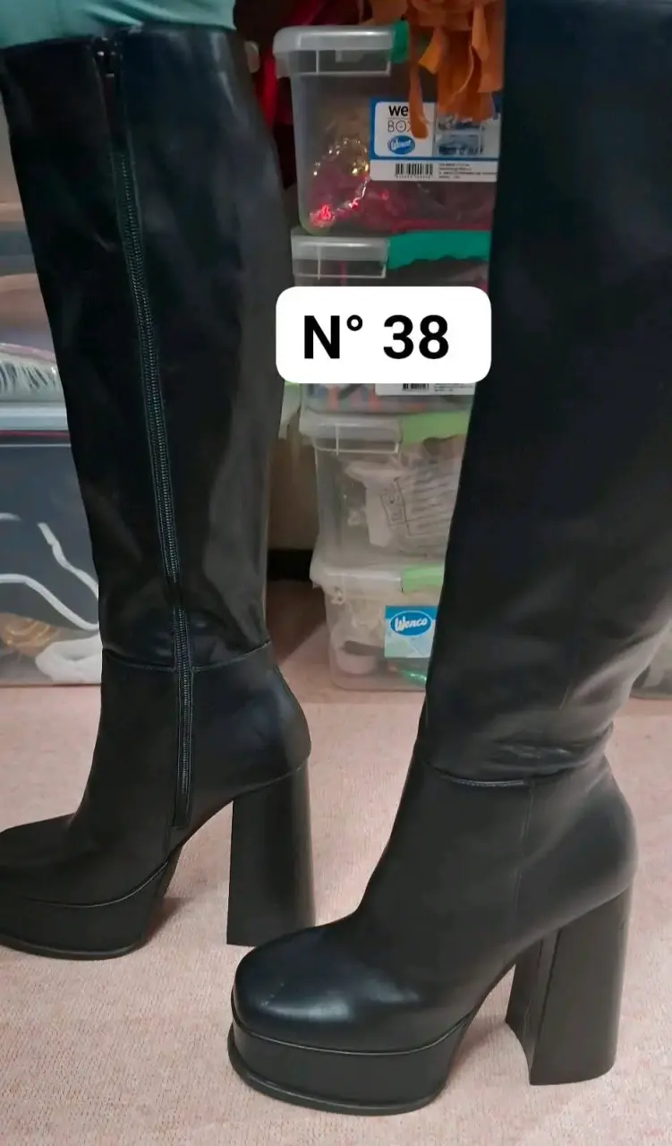 Botas negras talla 38 - 3