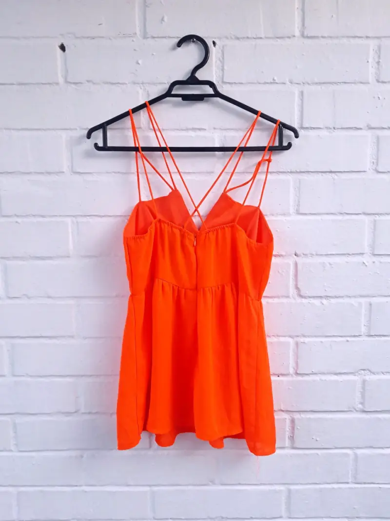 Blusa naranja brillante - 2