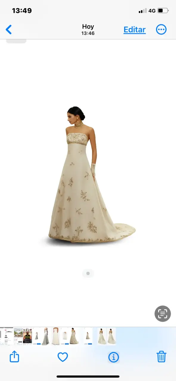 Vestido de novia espectacular - 1