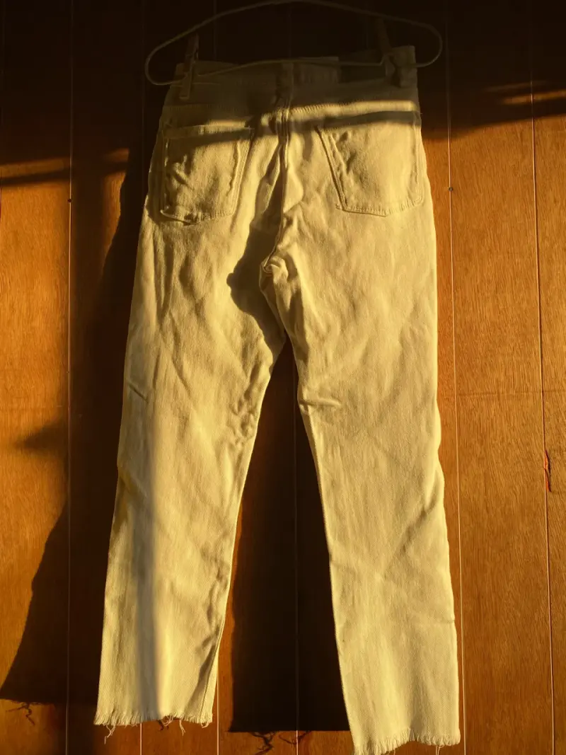Pantalones de mezclilla blanco - 2