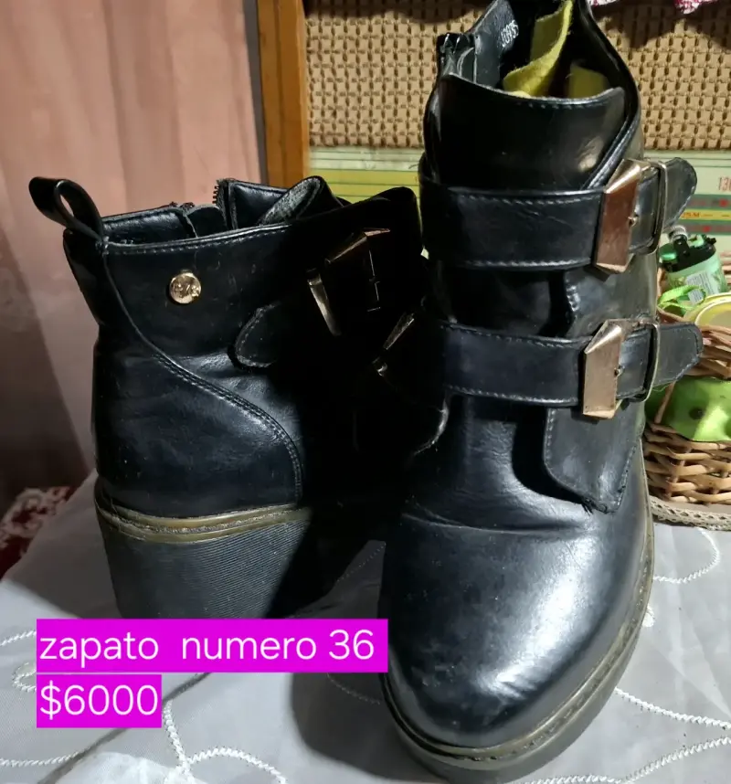 Botines negros de tacón alto - 6