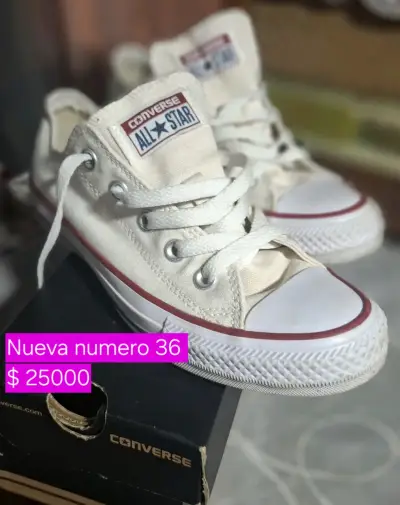 Zapatillas blancas Converse 36 - miniatura 1