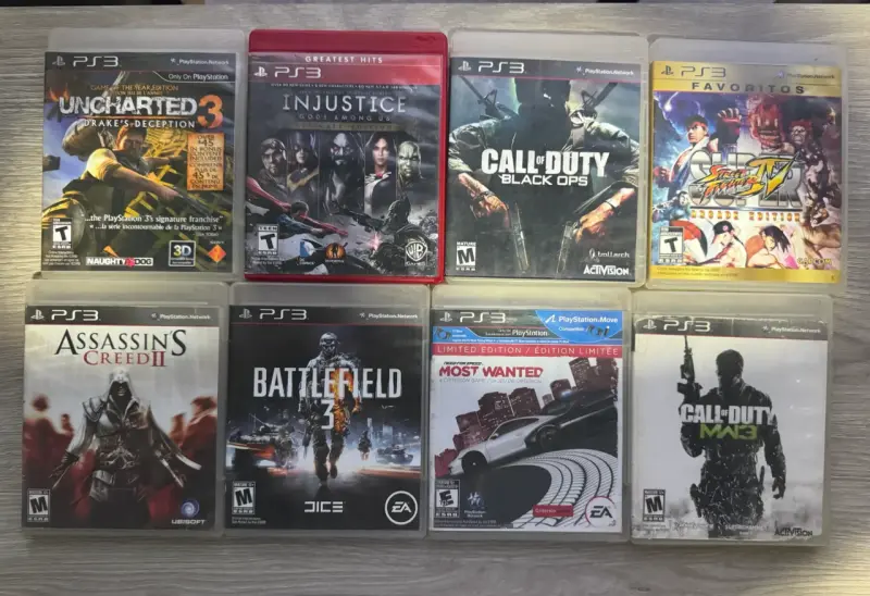Colección de juegos PS3 usados