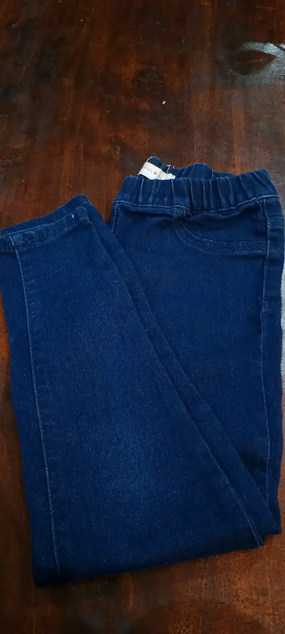 Jeans azul oscuro leggins Talla 10