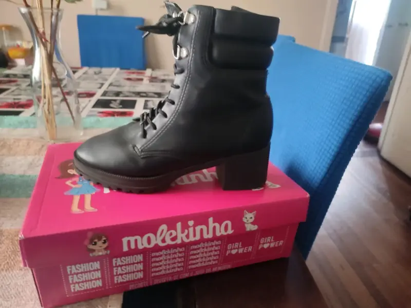 Botines negros Molekinha N 34 - 1