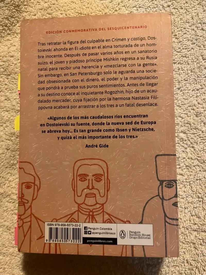 Libro El Idiota de Dostoievski - 2