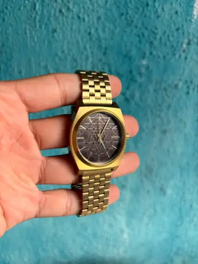 ⌚ Nixon Time Teller Gold / Black / Stamp - miniatura 2