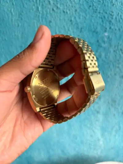 ⌚ Nixon Time Teller Gold / Black / Stamp - miniatura 4