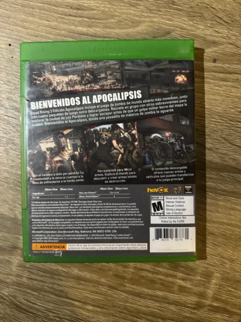 Juego Xbox One y series Dead Rising 3 - 2