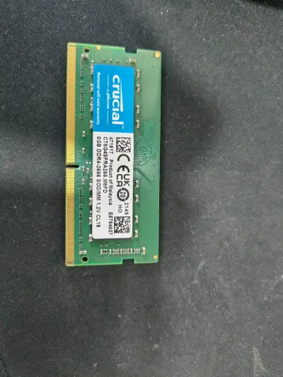 Memoria RAM Crucial 8GB DDR4 - miniatura 1