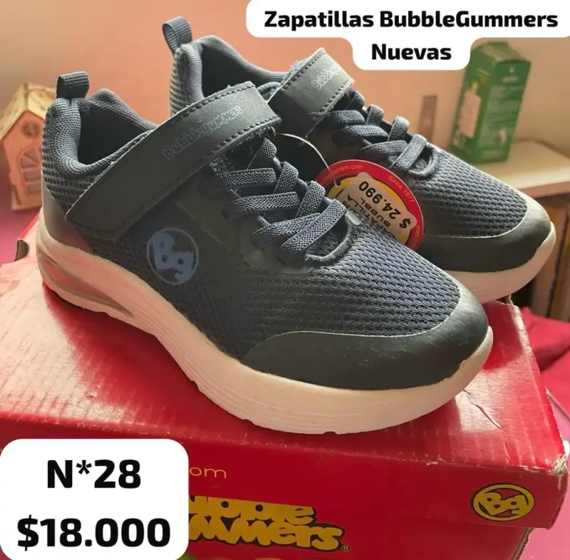 Zapatillas Bubblegummers Nuevas