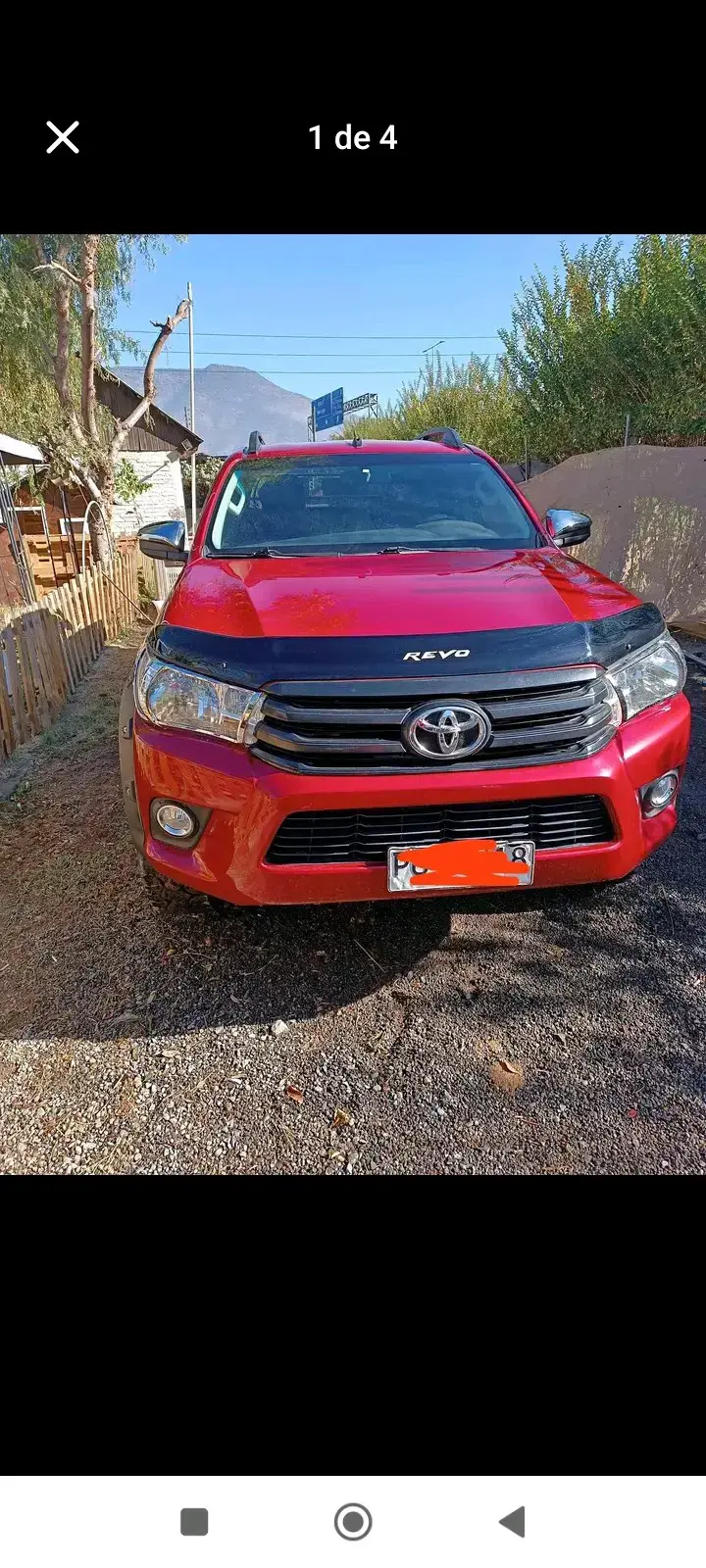Camioneta pickup roja - 4