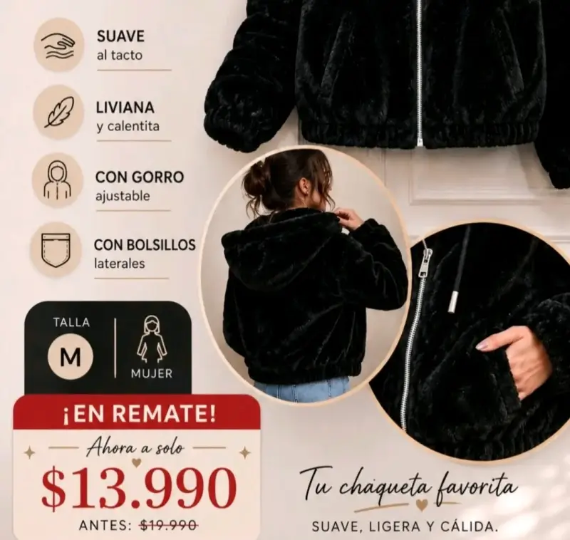 Chaqueta negra piel sintética Sybilla - 2