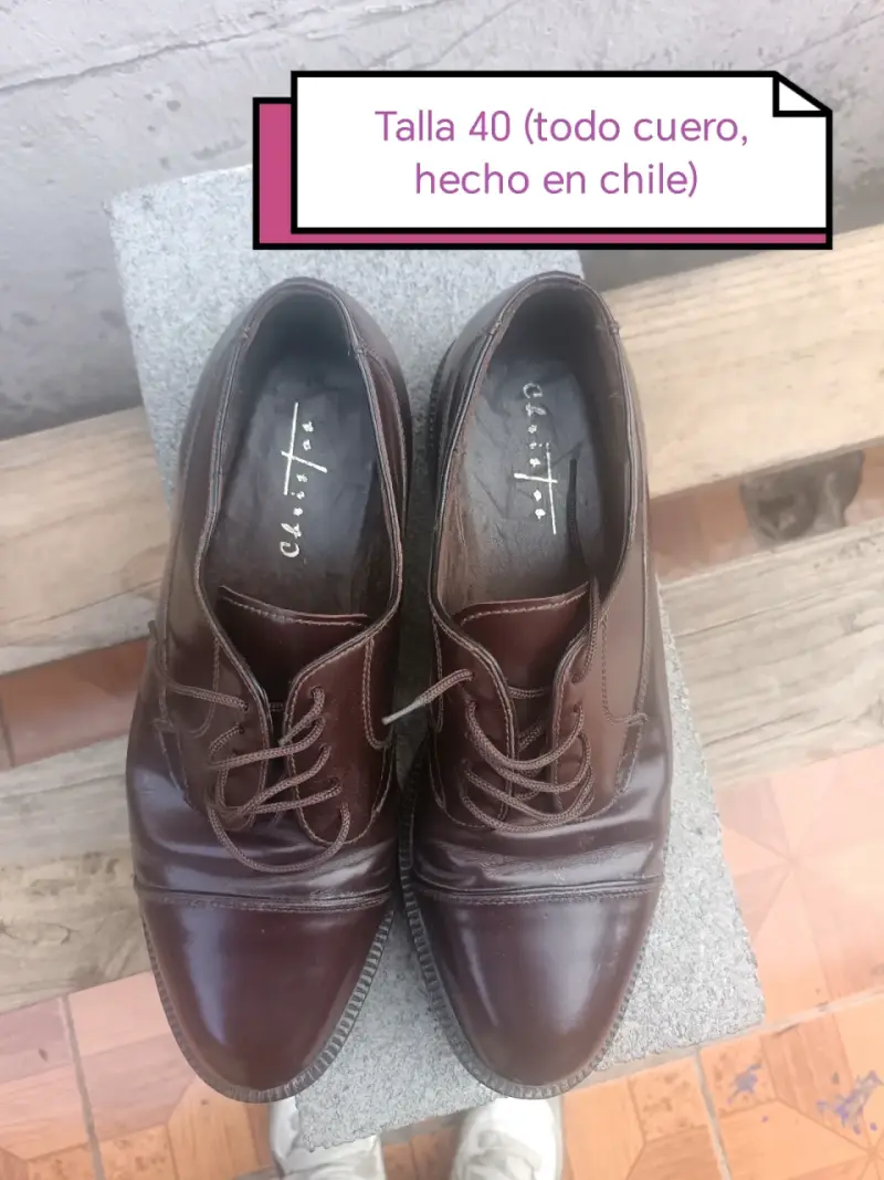 Zapatos de cuero