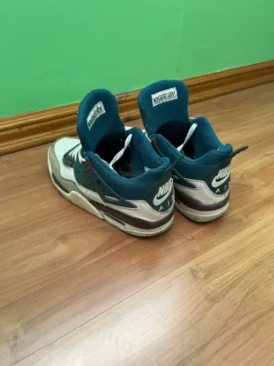 Zapatillas deportivas blancas y verdes - miniatura 3