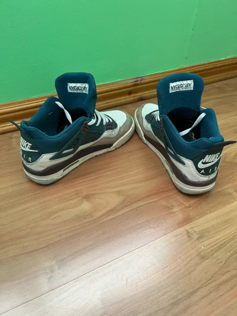 Zapatillas deportivas blancas y verdes - 4