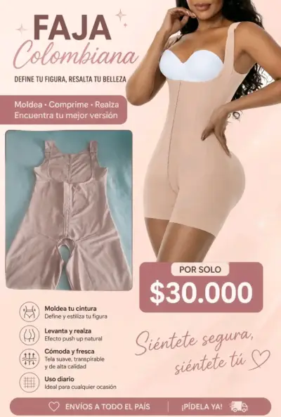 Faja colombiana moldeadora - miniatura 1