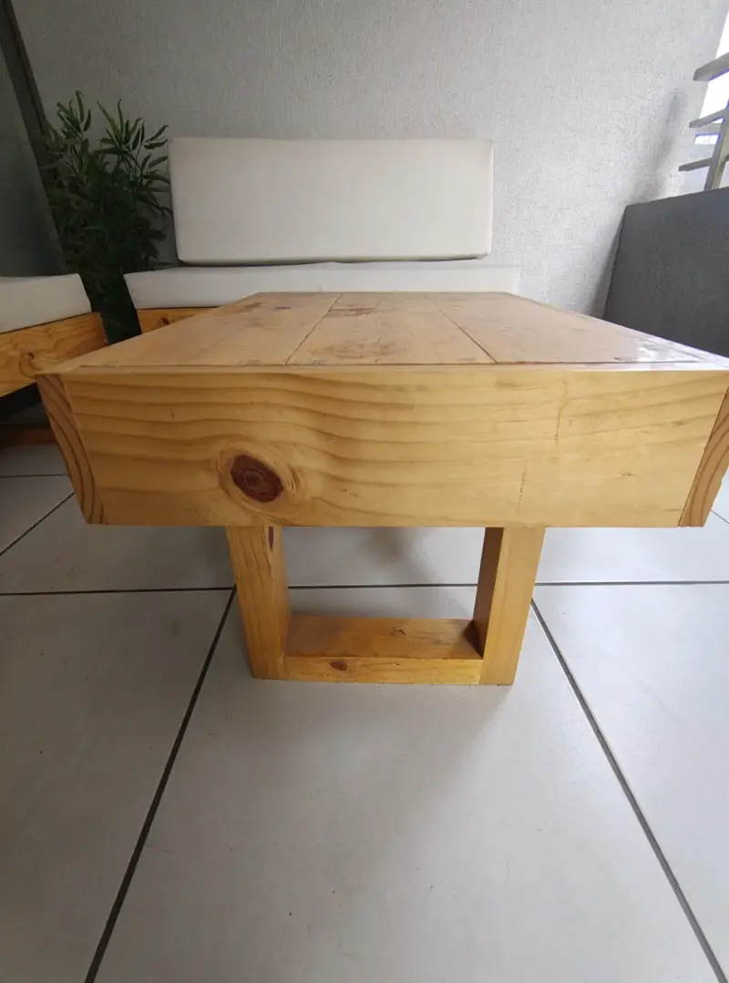 Conjunto muebles terraza madera - 2