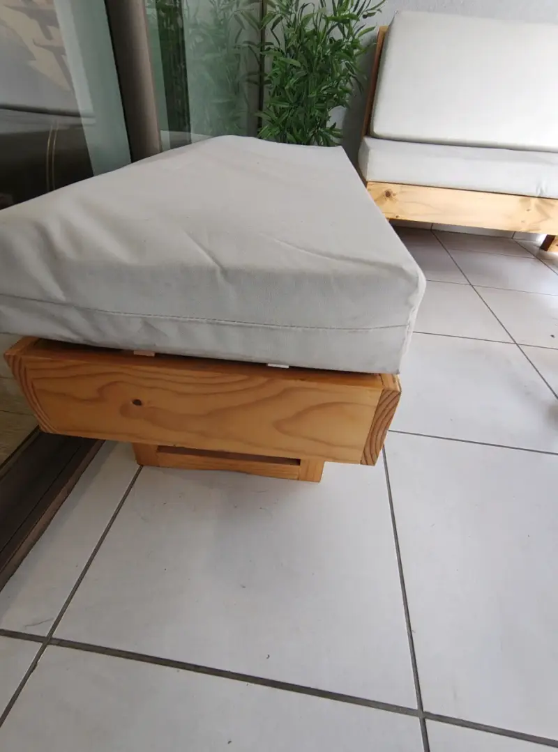 Conjunto muebles terraza madera - 3