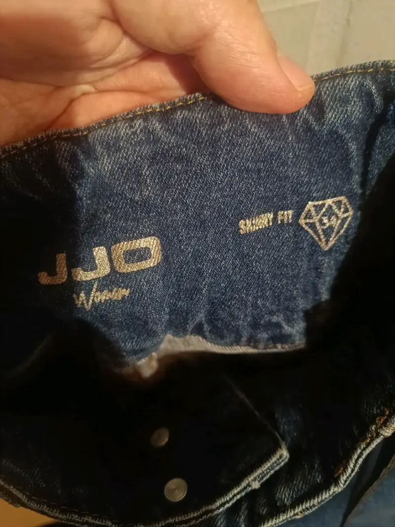 Jeans niña azul tiro alto talla 13años - 3
