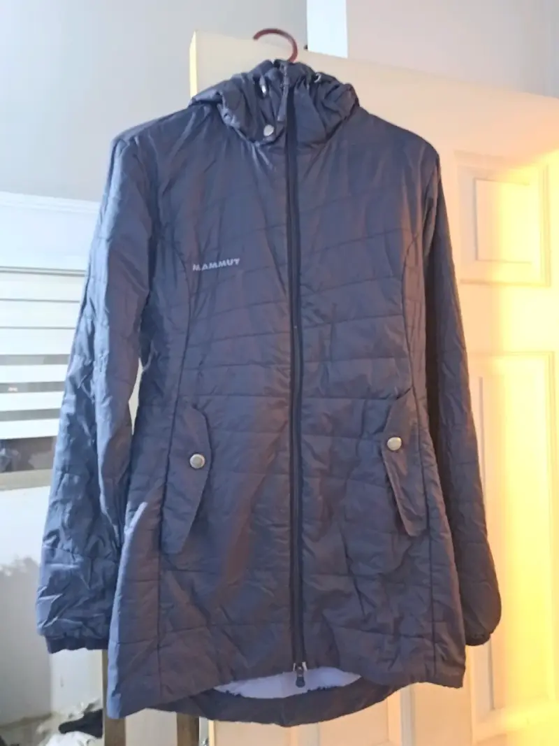 Chaqueta azul con capucha Mammut - 2