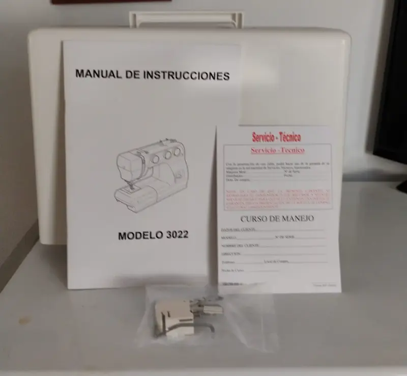 máquina de coser eléctrica marca Janome, - 5
