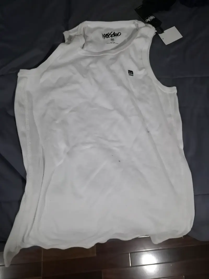 Polera sin mangas blanca Mossimo - 1