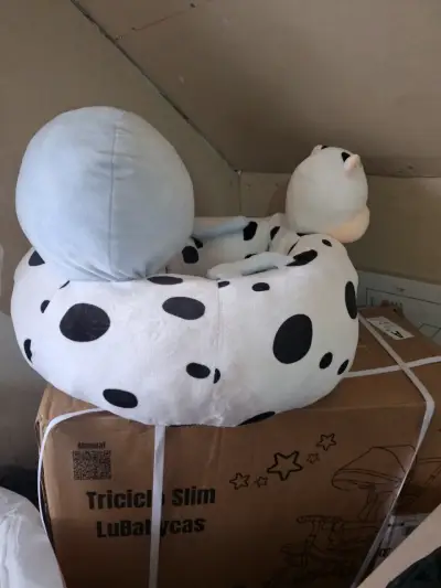 Asiento infantil acolchado vaca - miniatura 2