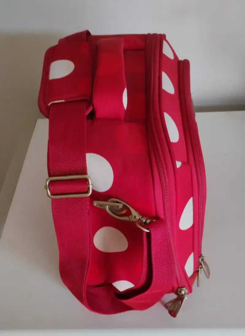 Bolso HEAD rojo con lunares grandes - 2
