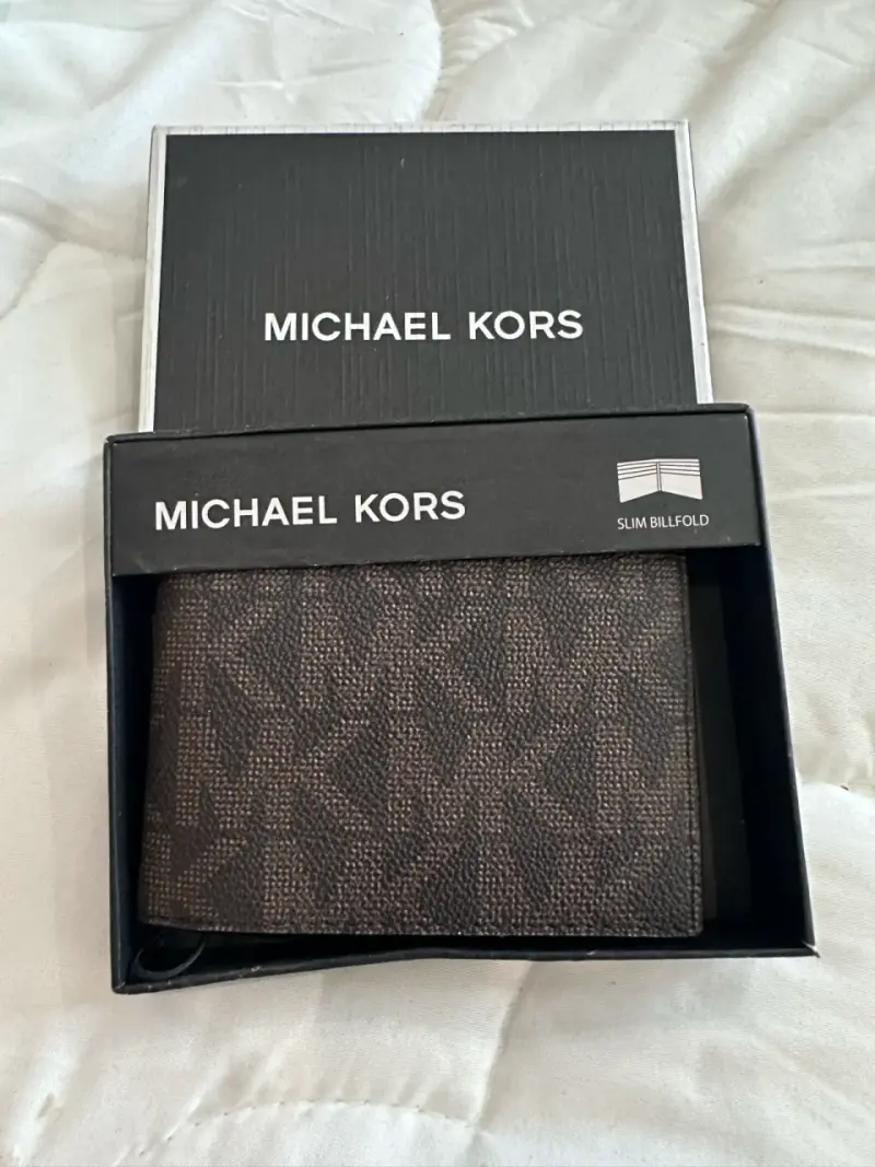 Billetera de hombre Michael Kors café - 1