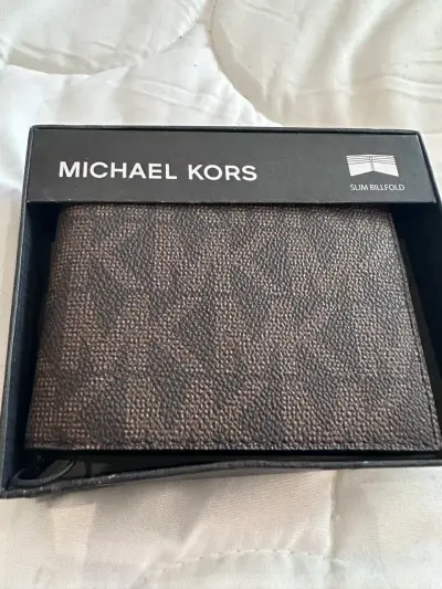 Billetera de hombre  Michael Kors café - miniatura 2