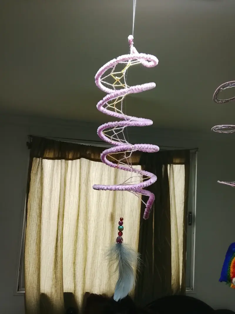 Colgante decorativo espiral - 1