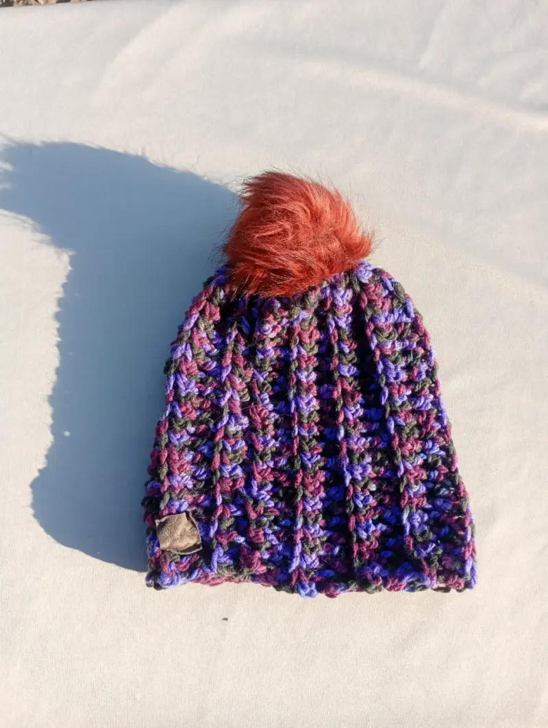 Gorro tejido multicolor - 1