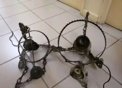Antigua lámpara de techo - miniatura 5