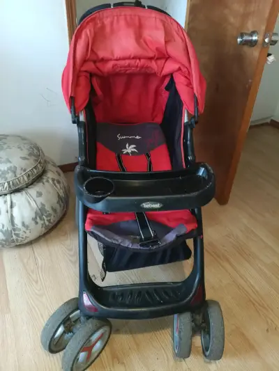 Coche para bebé Bebesit rojo - miniatura 1
