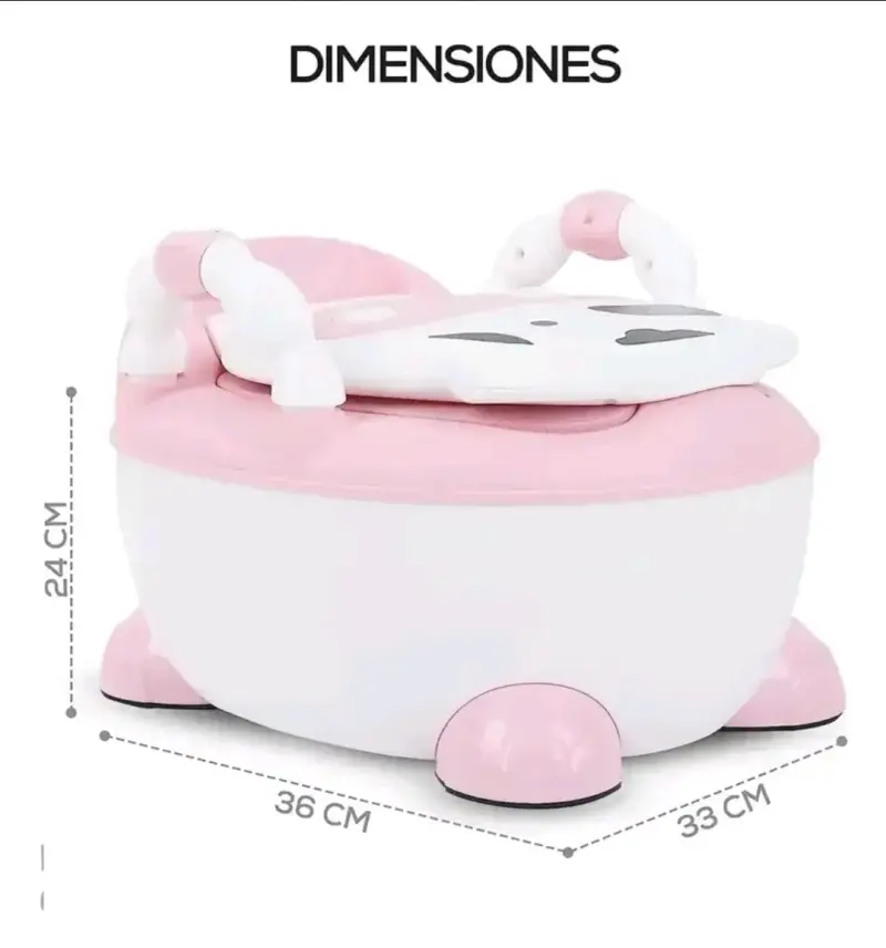 Bacinica infantil en azul o rosado - 3