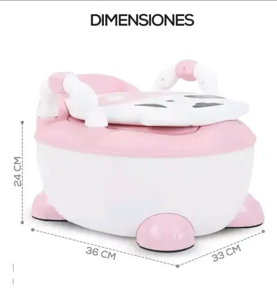 Bacinica infantil en azul o rosado - miniatura 3