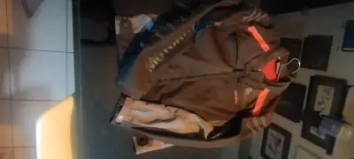 Chaqueta de motociclista negra - miniatura 5